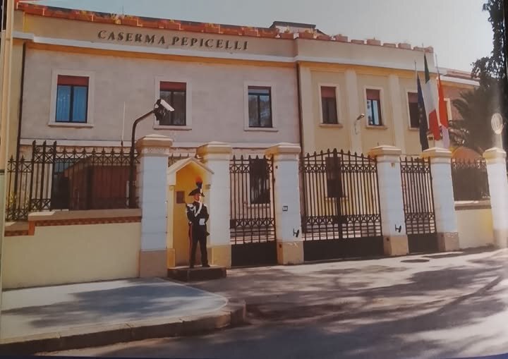 L'ingresso della Caserma Pepicelli a Benevento
