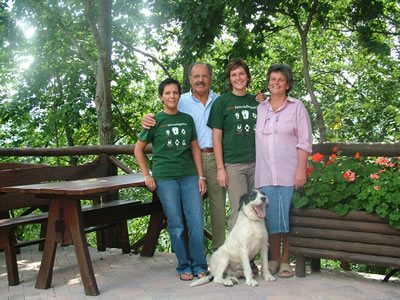 Fausto Faggioli con la famiglia a Borgo Basino